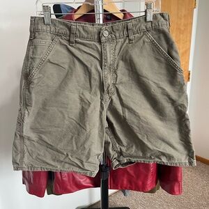 Carhartt Men's Olive Cargo Shorts